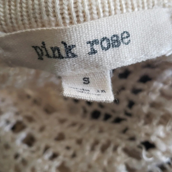Pink Rose Brown and Cream Sweater - Picture 12 of 13